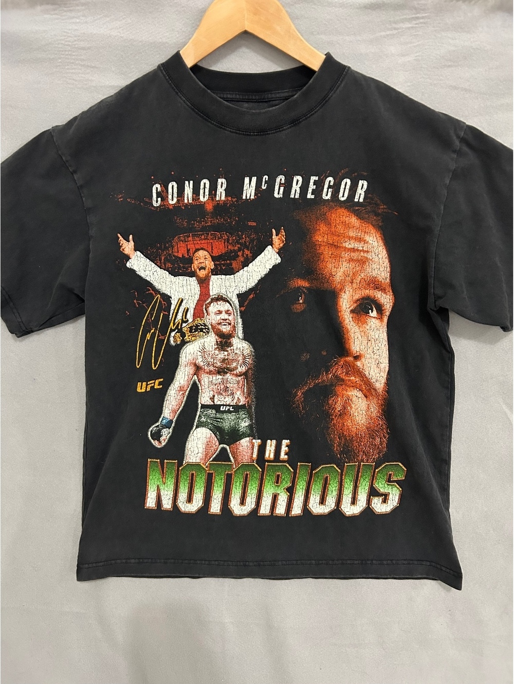 UFC Conor McGregor The Notorious Black T-Shirt